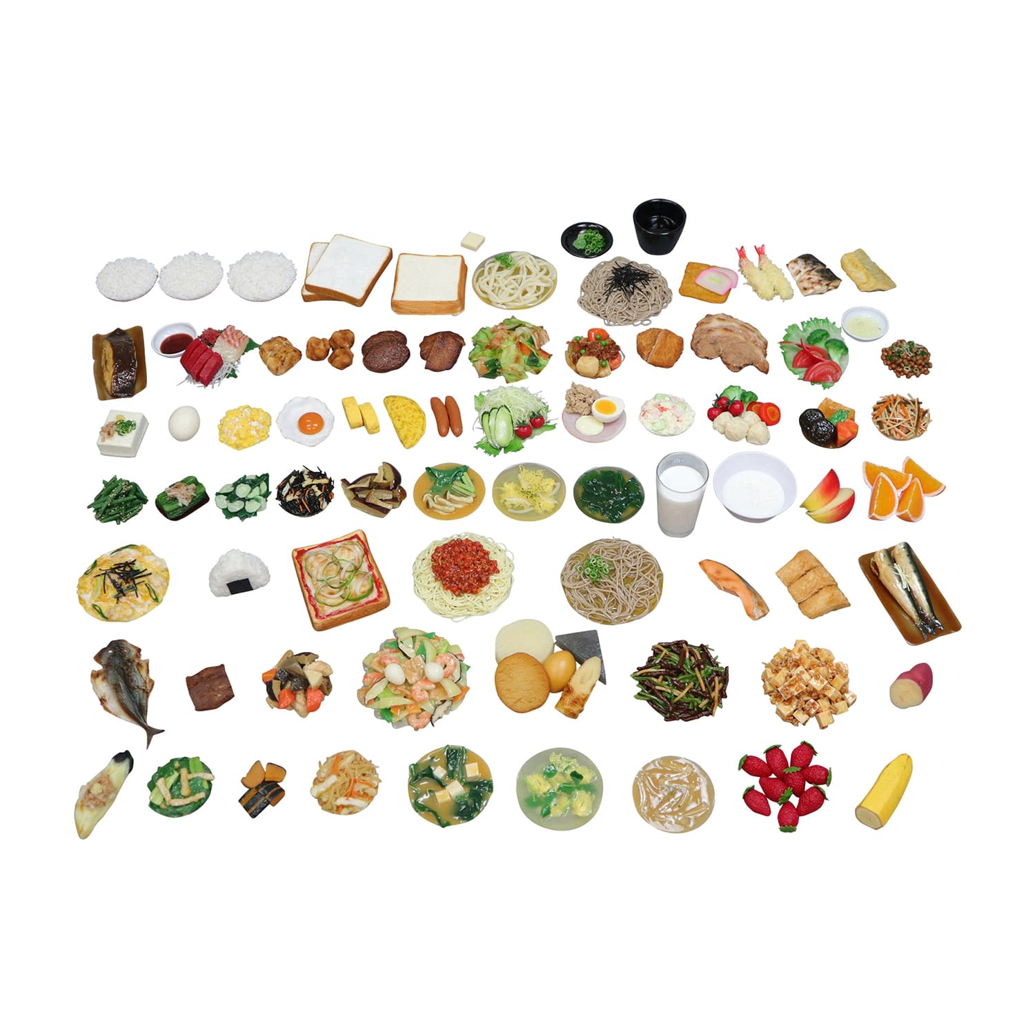 食品交換表に基づいた調理交換モデル 75品セット 25-2419-01 イワイサンプル SKM-75S(75シナ)