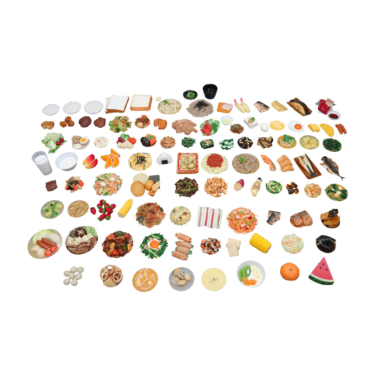 食品交換表に基づいた調理交換モデル 100品セット 25-2419-02 イワイサンプル SKM-100S(100シナ)