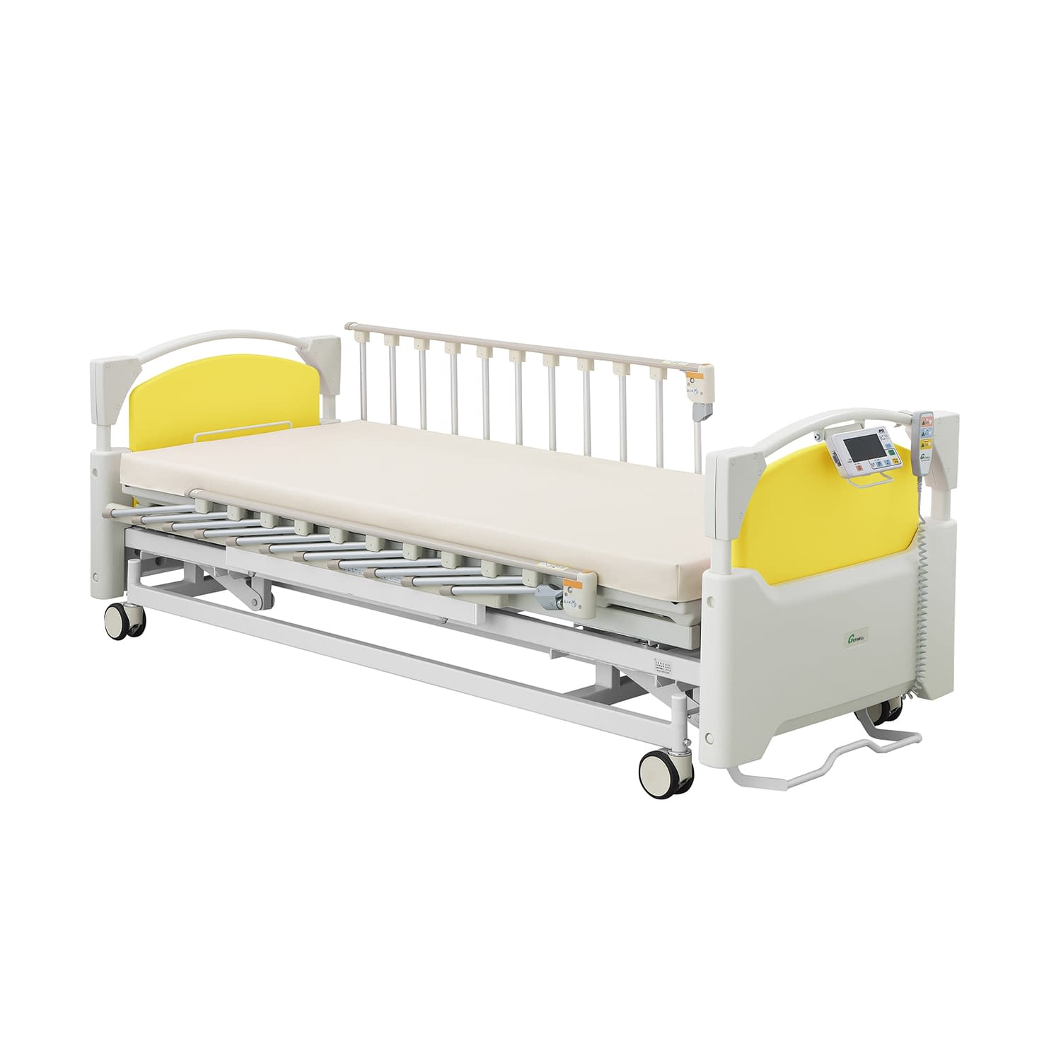 デジタルスケールベッド(検定付) ベッド式体重計 24-9850-0003 黄 エー・アンド・デイ WAK-820-N