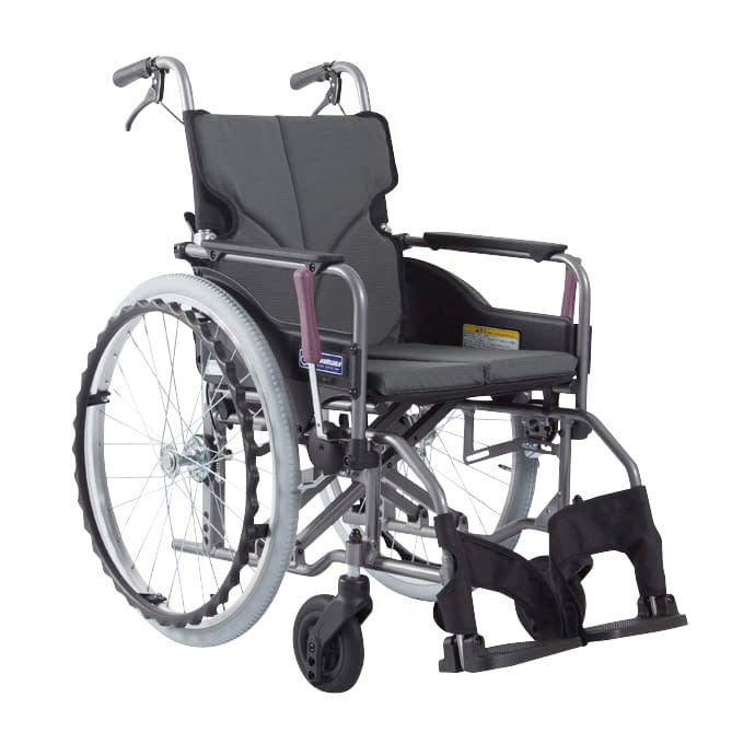 車いす モダン Aスタイル モダンシリーズAスタイル 25-2358-0001 チャコールグレーNo.82 カワムラサイクル KMD-A22-40-M/SR