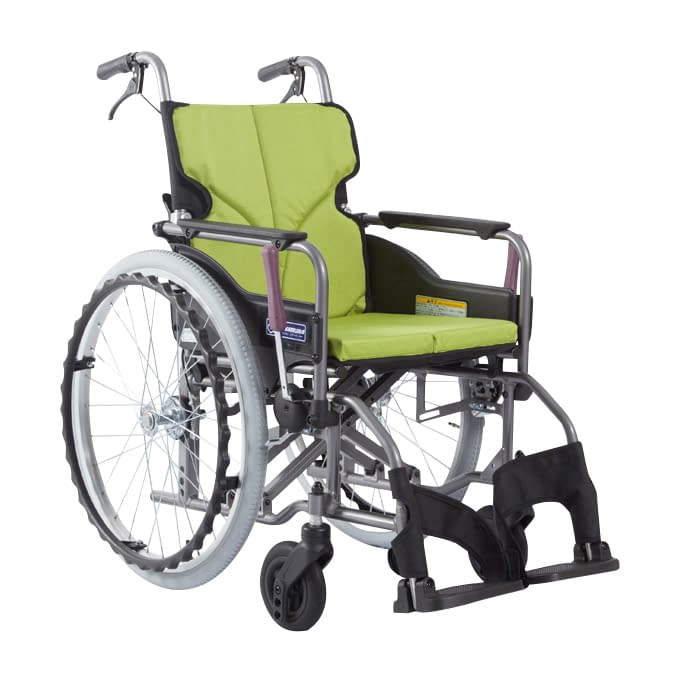 車いす モダン Aスタイル モダンシリーズAスタイル 25-2358-0003 若葉色No.85 カワムラサイクル KMD-A22-40-M/SR