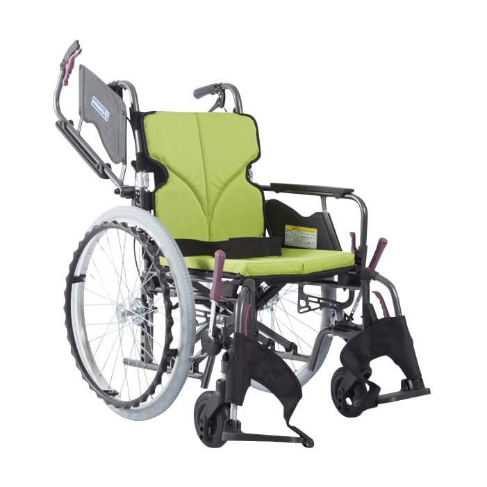 車いす モダン Bスタイル モダンシリーズBスタイル 25-2358-0103 若葉色No.85 カワムラサイクル KMD-B22-40-M/SR