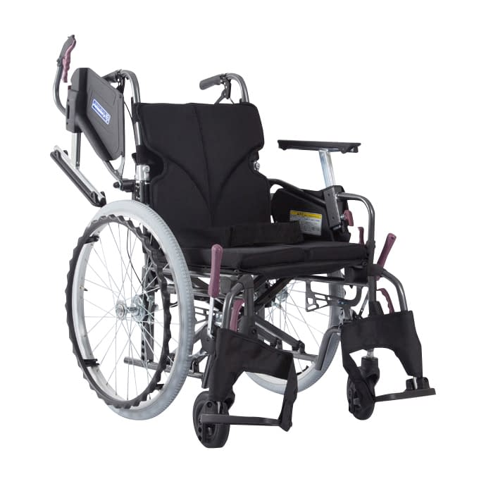 車いす モダン Cスタイル モダンシリーズCスタイル 25-2358-0208 黒メッシュNo.68 カワムラサイクル KMD-C22-40-M/SR