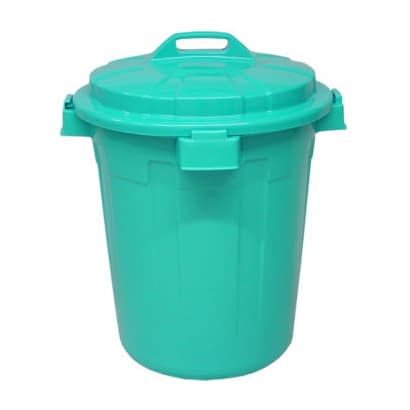 ポリペール(蓋付)72L バケツ 10-3285-0101 ブルー 矢崎化工 YL-70 (515X685MM)