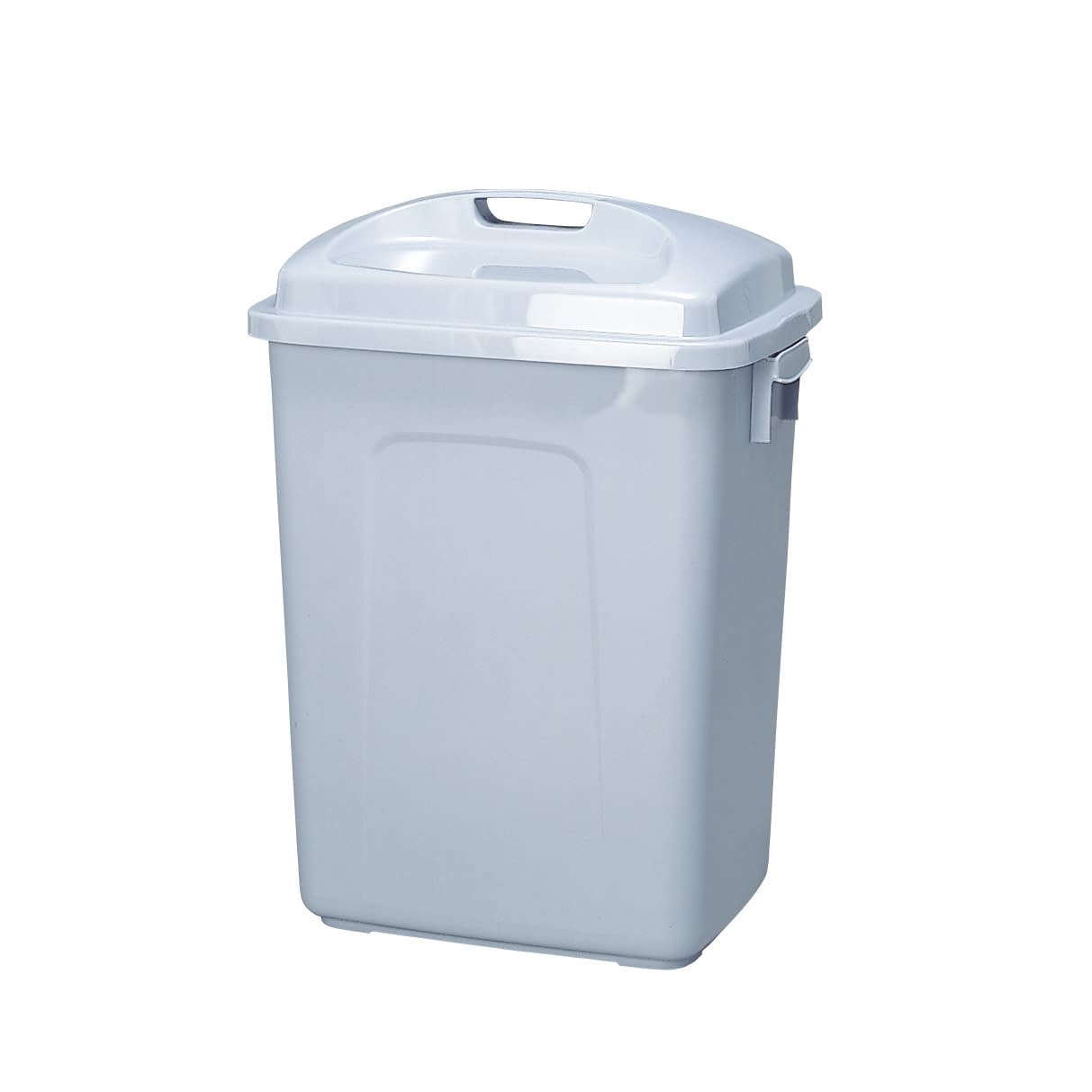 ポリペール角型(蓋付)65L 10-3300-0102 ライトグレー 矢崎化工 KL-60 (465X355X655)