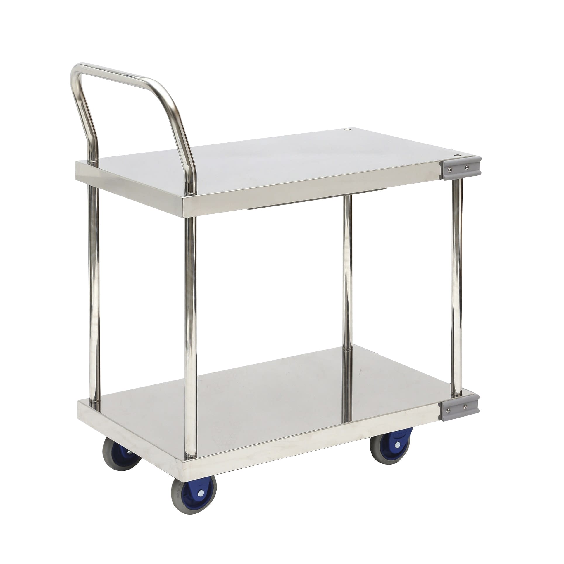 小型静音ステンレス2段台車 25-2265-00 金沢車輛 SUS-104GS