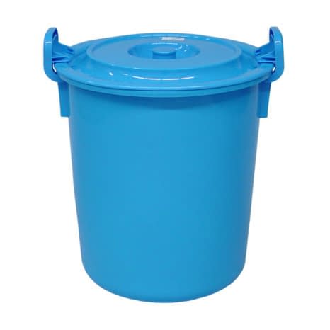 ポリペール(蓋付)70L バケツ 10-3280-0101 ブルー 矢崎化工