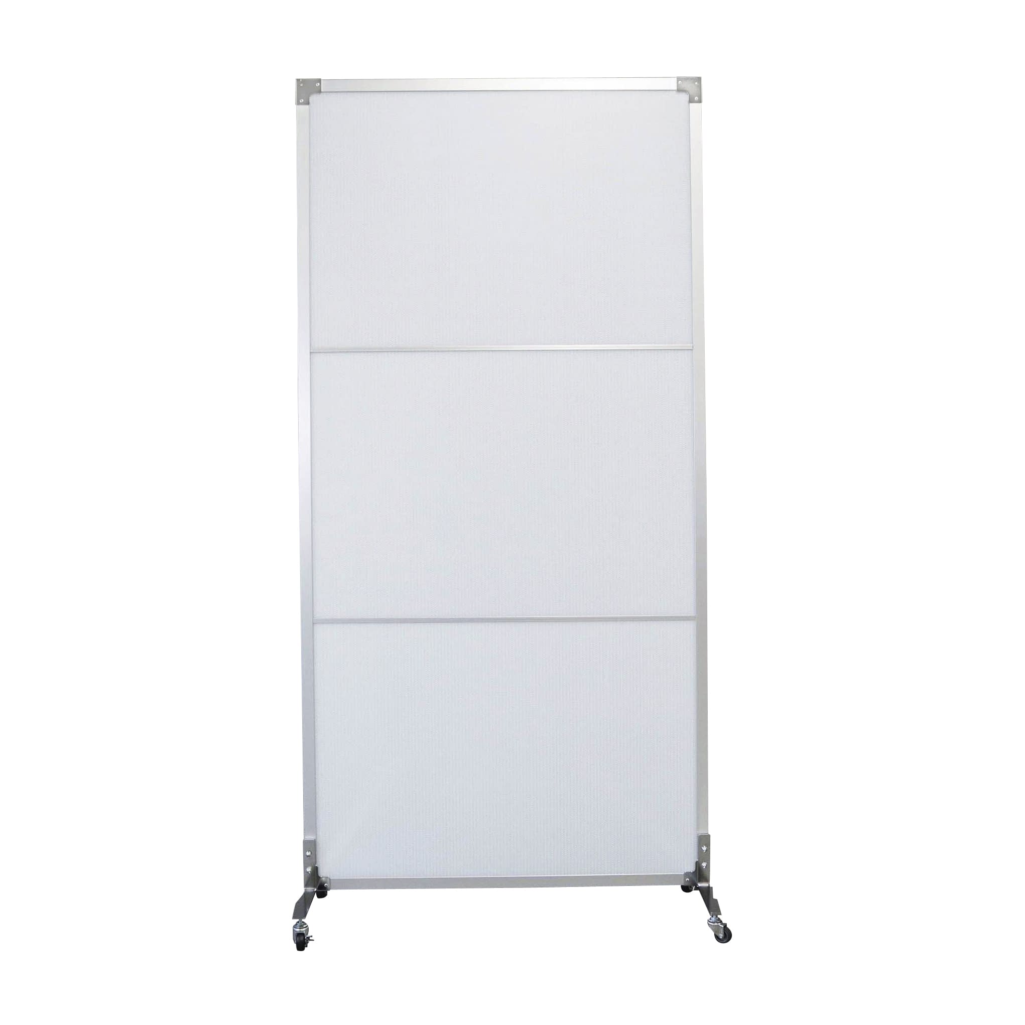 抗菌ウォール フルパネル1．8 キャスター/フルパネル 24-9755-01 岐阜プラスチック工業 FS5-1018F(シルバー/キャスタ