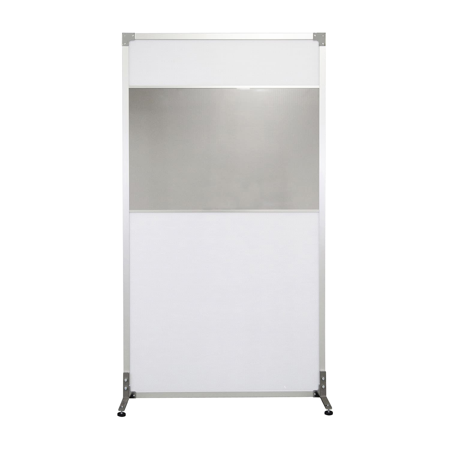 抗菌ウォール 透明窓付1.8 アジャスター/透明窓付き 24-9755-04 岐阜プラスチック工業 FS5-1018F(シルバー/アジャ