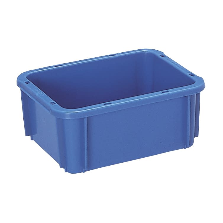 ポリコンテナー(本体のみ) 10-3230-0001 ブルー 矢崎化工 PT-2B (195X150X80MM)