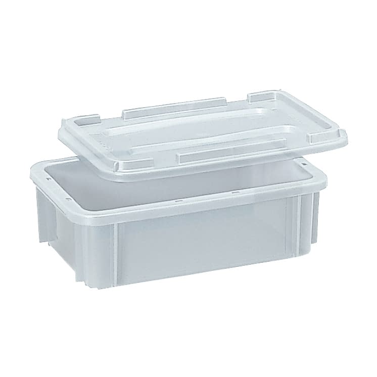 ポリコンテナー(蓋付) 10-3245-0003 クリア 矢崎化工 PT-5 (330X210X115MM)