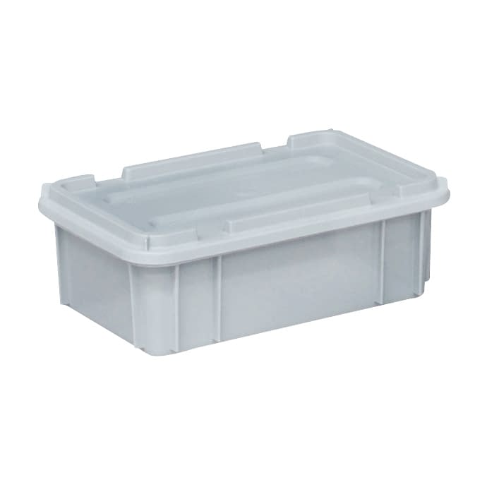 ポリコンテナー(蓋付) 10-3245-0203 クリア 矢崎化工 PT-9 (380X290X140MM)