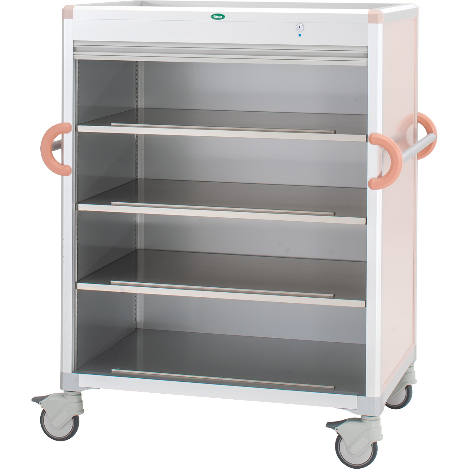 滅菌器材カート 25-2312-00 サカセ化学工業 CP-AS03B(ピーチ)