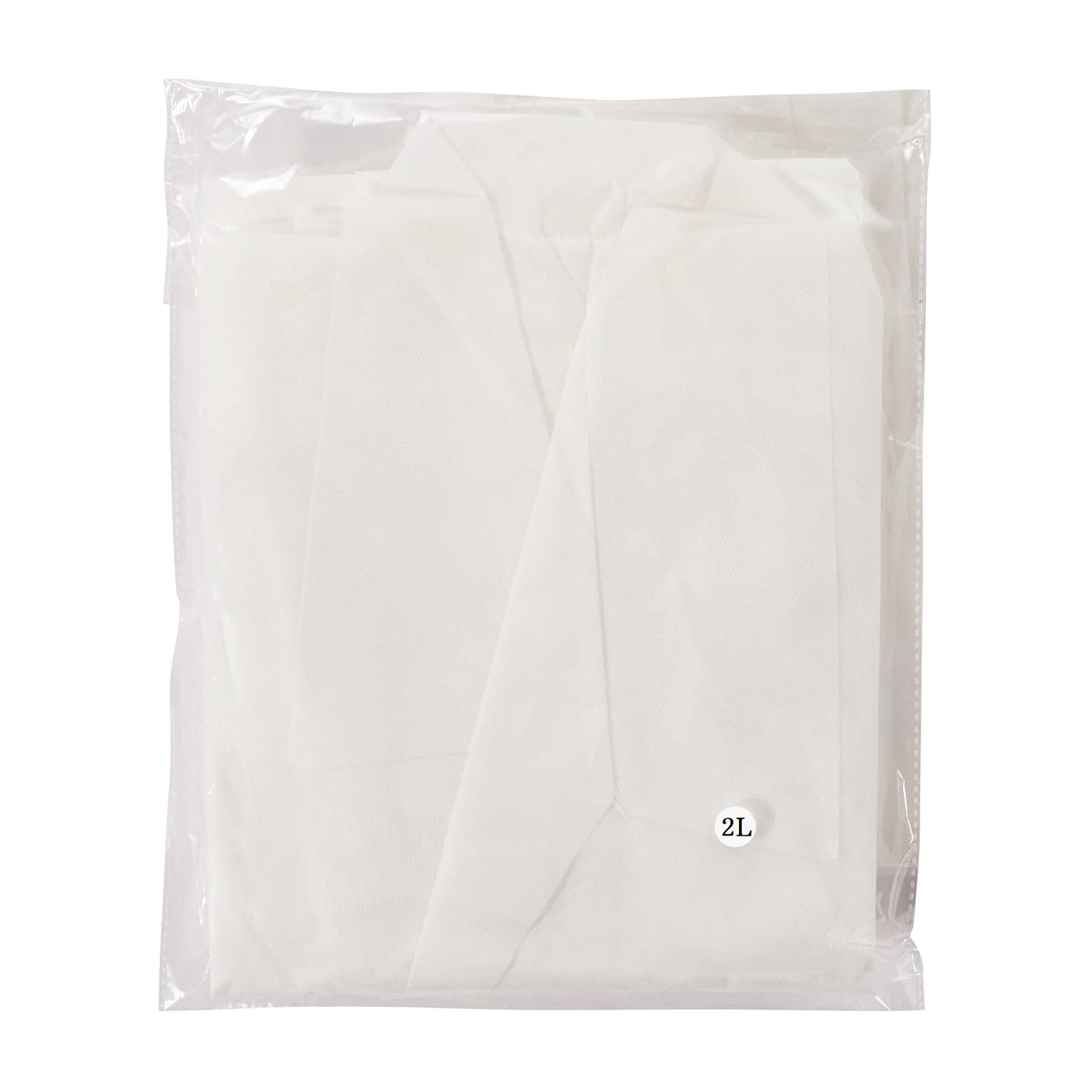 ディスポビジターコート LL 24-9767-02 サンフラワー SUN94(LL)