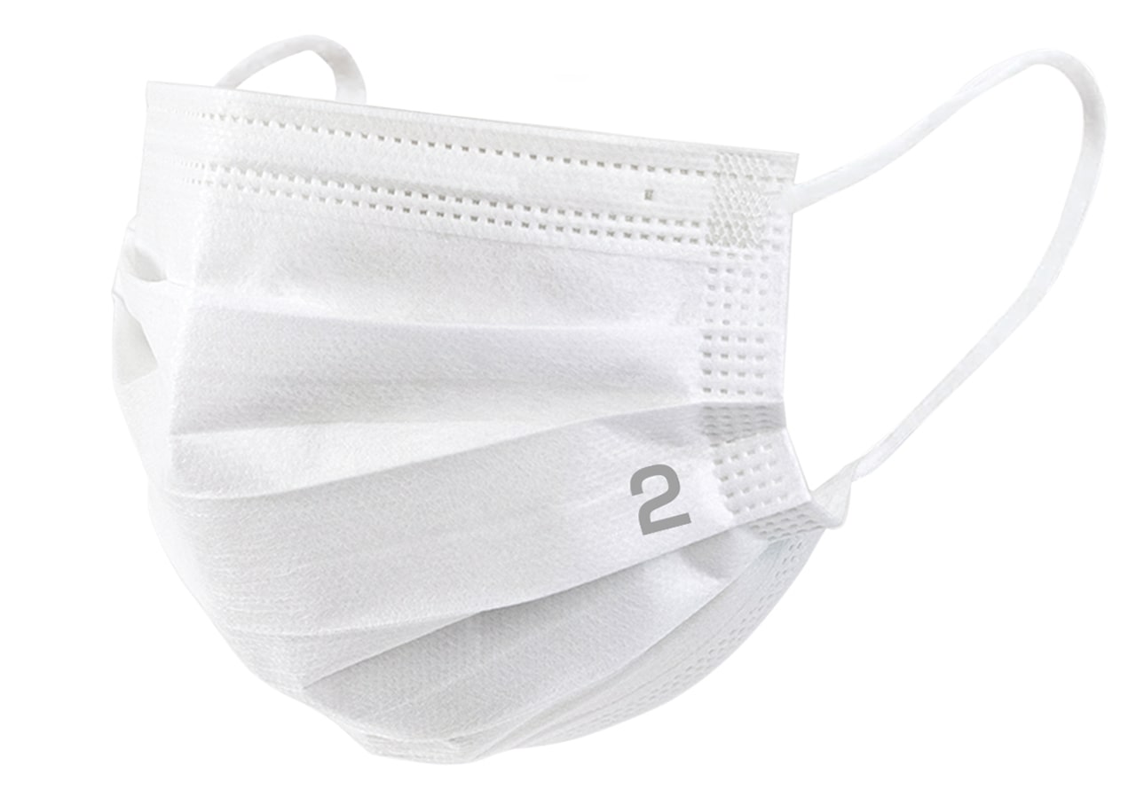 医療用サージカルマスク(クラス2) クラスII 24-9593-01 つばさ T-2(50マイ)