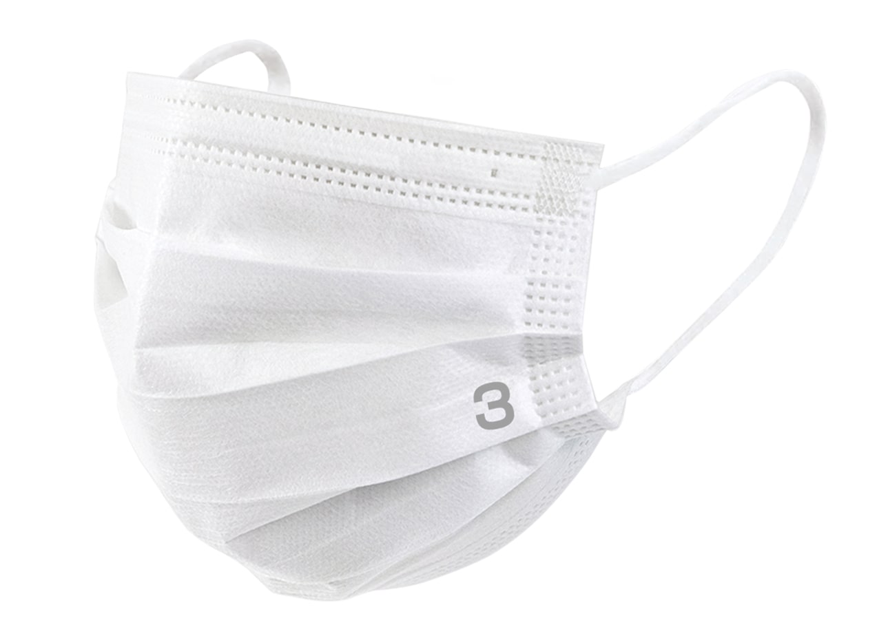医療用サージカルマスク(クラス3) クラスIII 24-9593-02 つばさ T-3(50マイ)