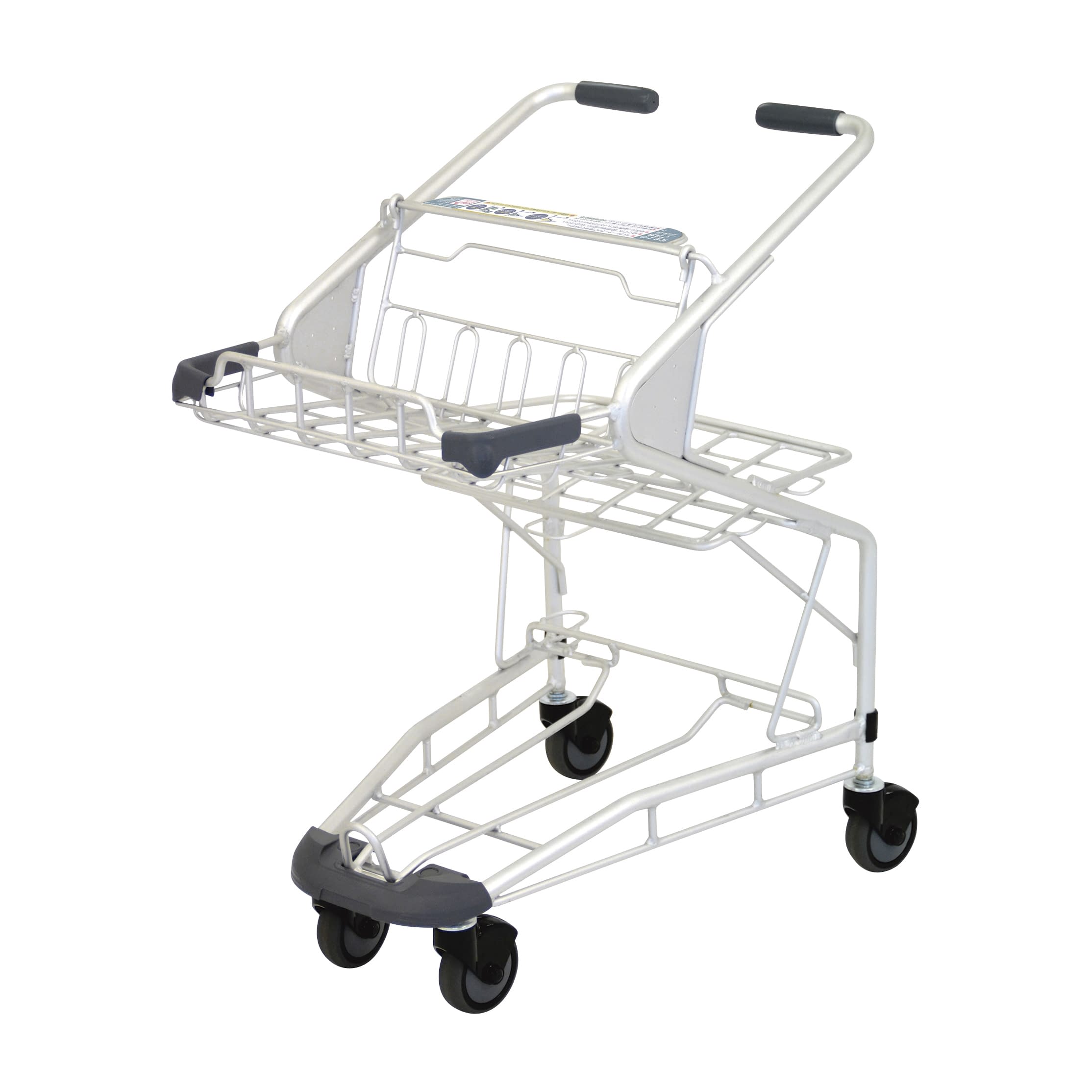 ショッピングカート(抗ウイルス・抗菌 25-2266-00 スーパーメイト AC-30MW-L