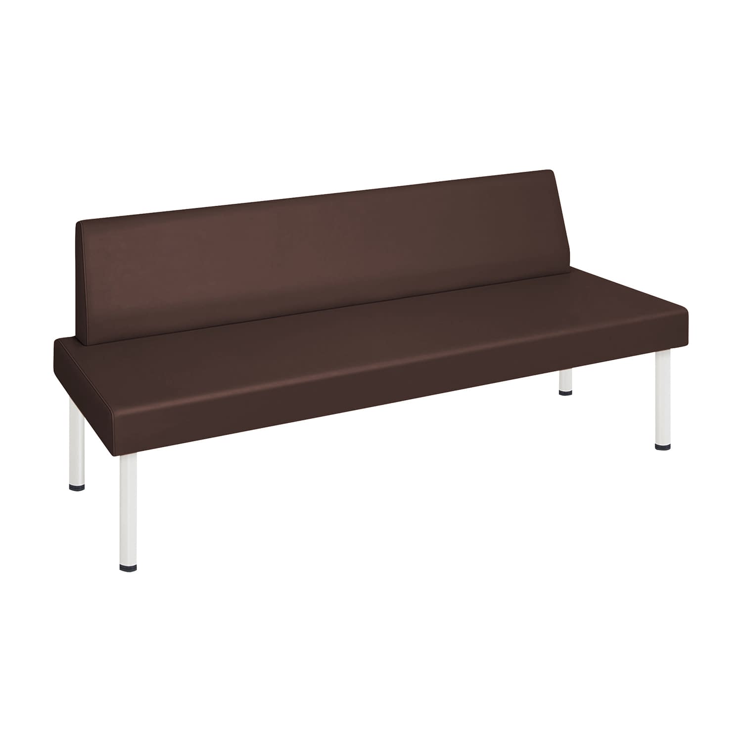 STスミス(01) 25-2980-0104 ビニルレザー茶 高田ベッド製作所 TB-1489-01(120X72CM)