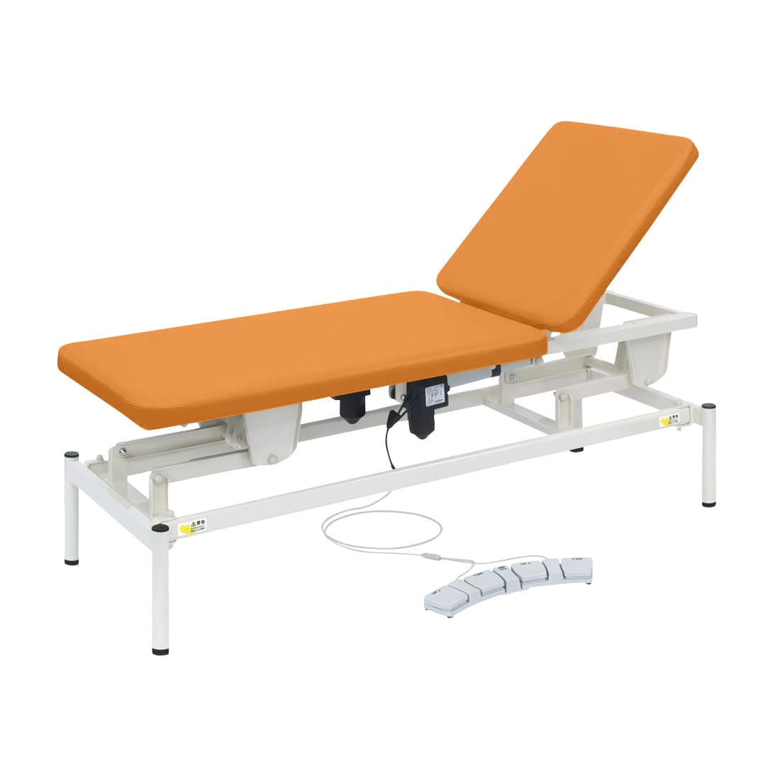 2M電動リモス 25-2981-0010 ビニルレザーオレンジ 高田ベッド製作所 TB-1516(60X180CM)