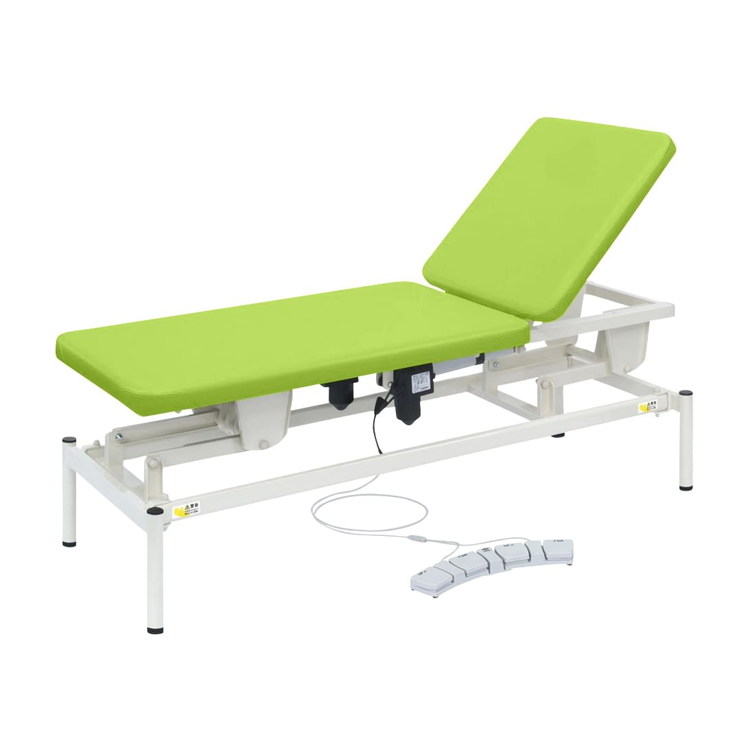 2M電動リモス 25-2981-0011 ビニルレザー抹茶 高田ベッド製作所 TB-1516(60X180CM)