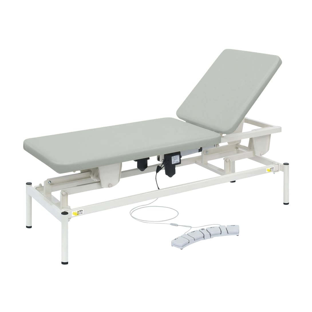 2M電動リモス 25-2981-0109 ビニルレザーグレー 高田ベッド製作所 TB-1516(65X180CM)