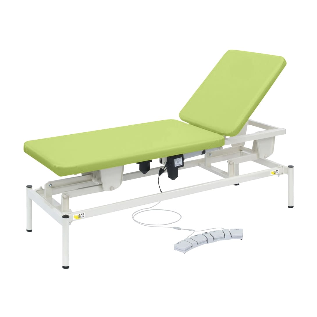 2M電動リモス 25-2981-0118 ビニルレザーライムグリーン 高田ベッド製作所 TB-1516(65X180CM)