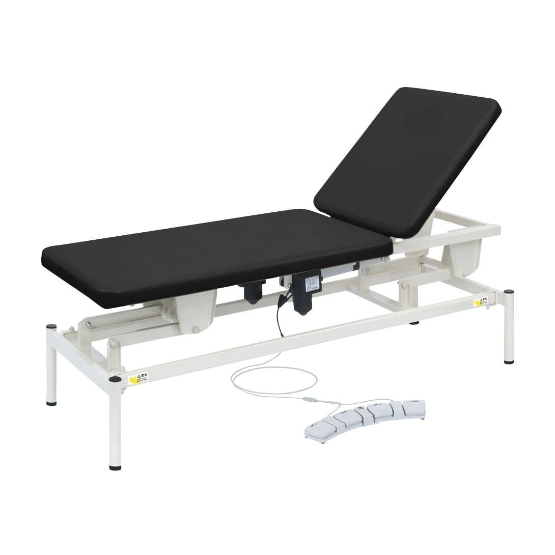 2M電動リモス 25-2981-0203 ビニルレザー黒 高田ベッド製作所 TB-1516(70X180CM)