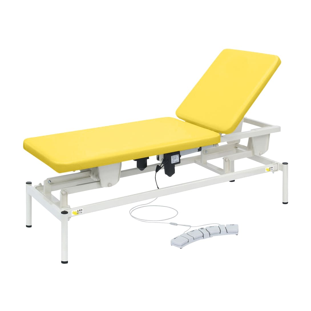 2M電動リモス 25-2981-0208 ビニルレザーイエロー 高田ベッド製作所 TB-1516(70X180CM)