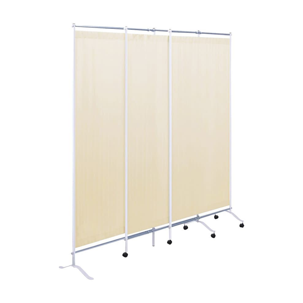 3連スライドスクリーン 25-2976-0103 ベージュ 高田ベッド製作所 TB-1565(H150CM)