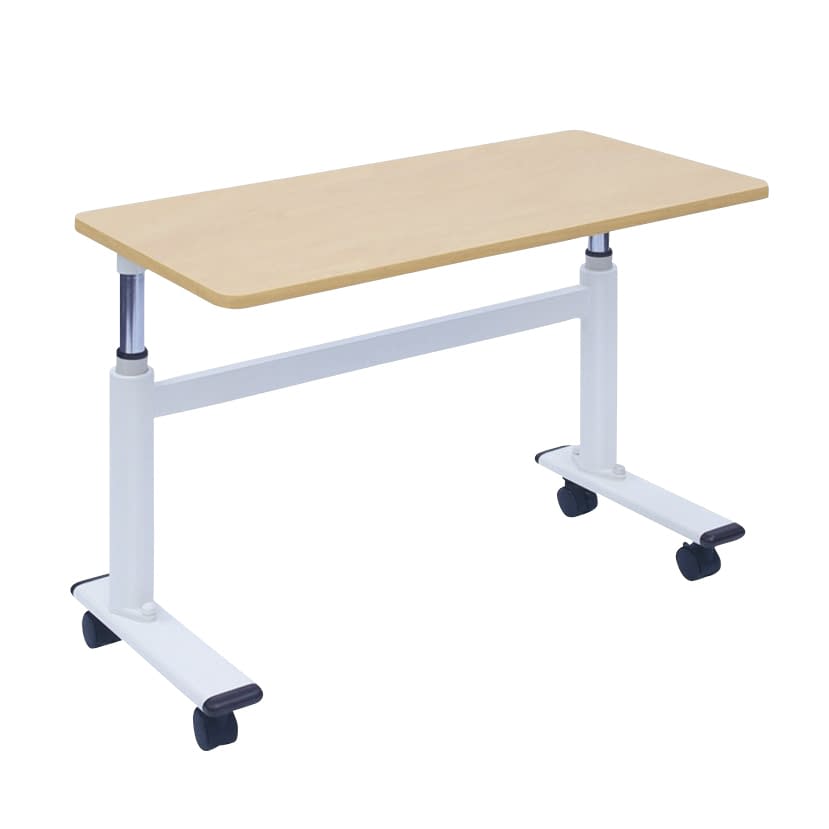 ひとり介護テーブル 25-2533-0002 ナチュラル 高田ベッド製作所 TB-1569(90X45X60-80