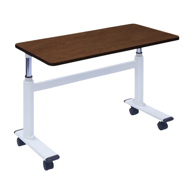 ひとり介護テーブル 25-2533-0003 ブラウン 高田ベッド製作所 TB-1569(90X45X60-80