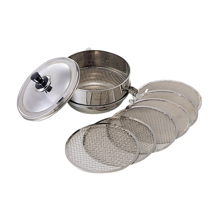 局方フルイ(7枚組) 7枚組 08-2730-00 横田製作所 180MM