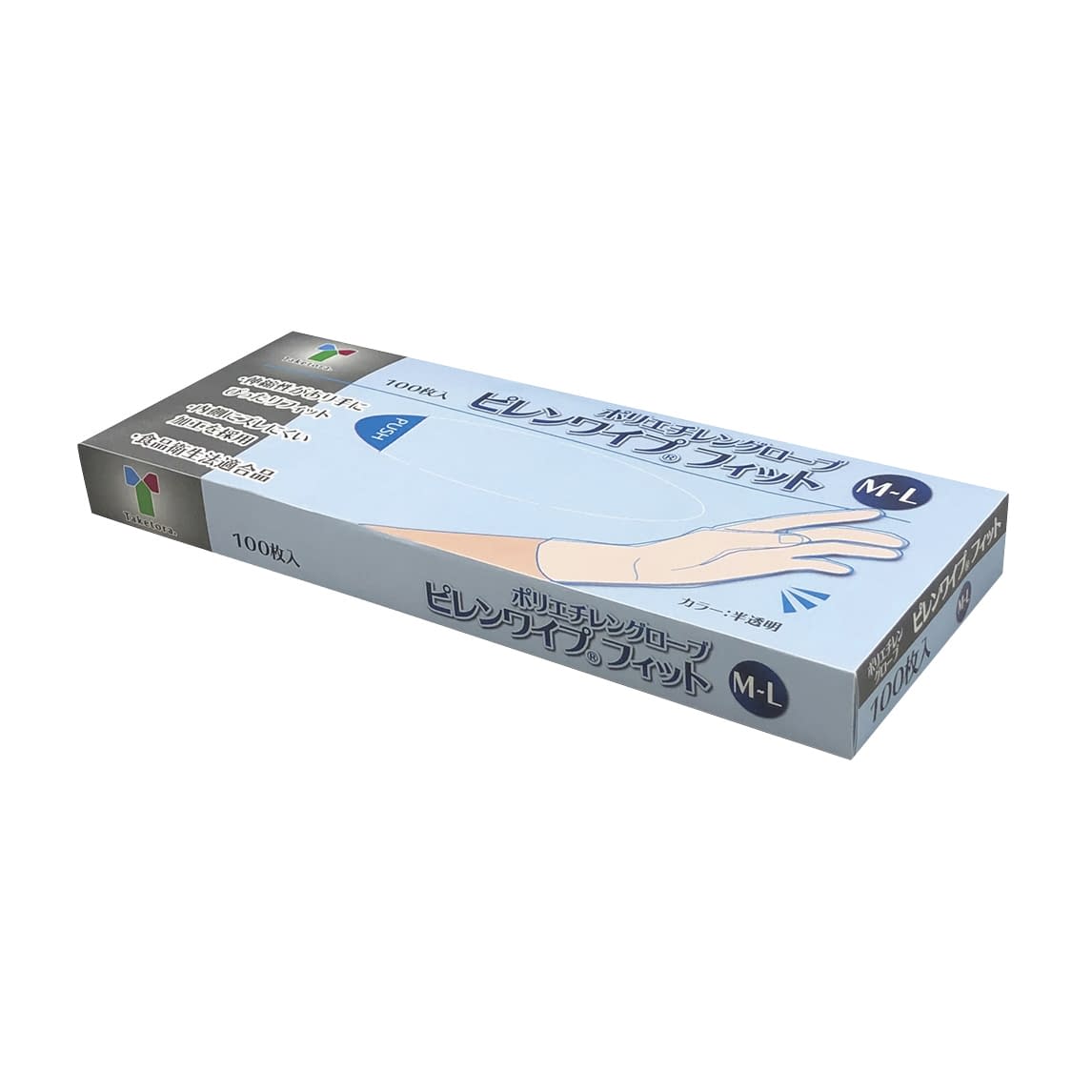 ピレンワイプフィット 25-2678-01 竹虎 082003(M-L)100マイ