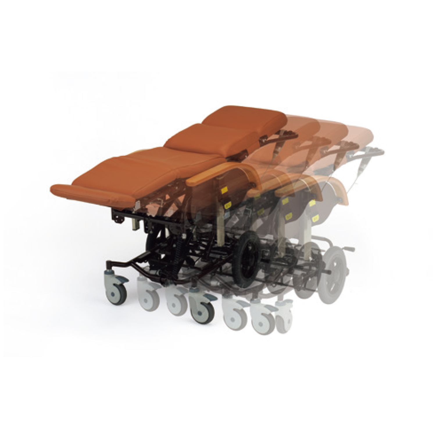 電動昇降フルリクライニングキャリー 車いす(ティルト＆リクライニング) 25-4700-00 プロフィットケア FC-320