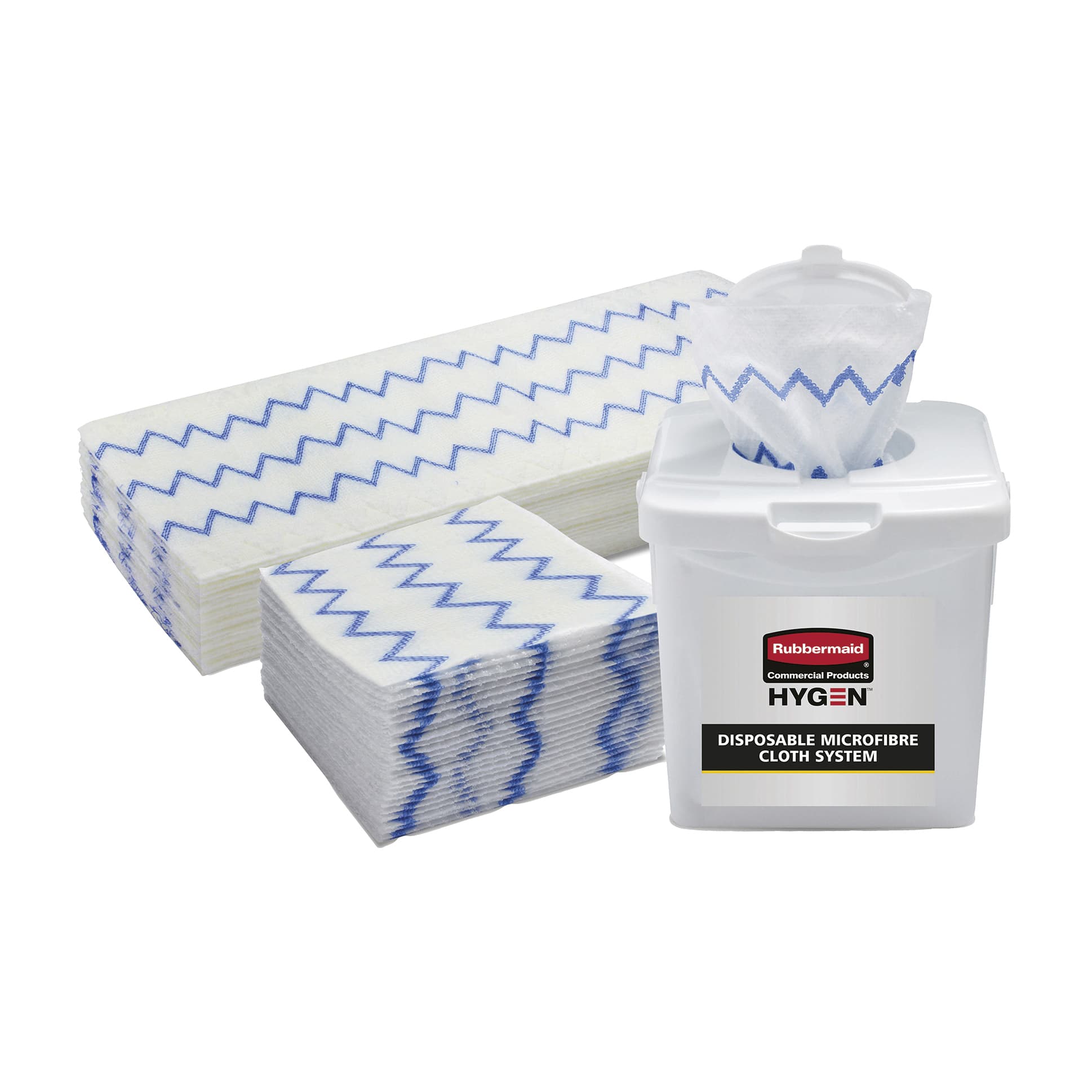 マイクロファイバークロス用ハンドル付 25-2640-01 ラバーメイド RM1965401WT(4コ)