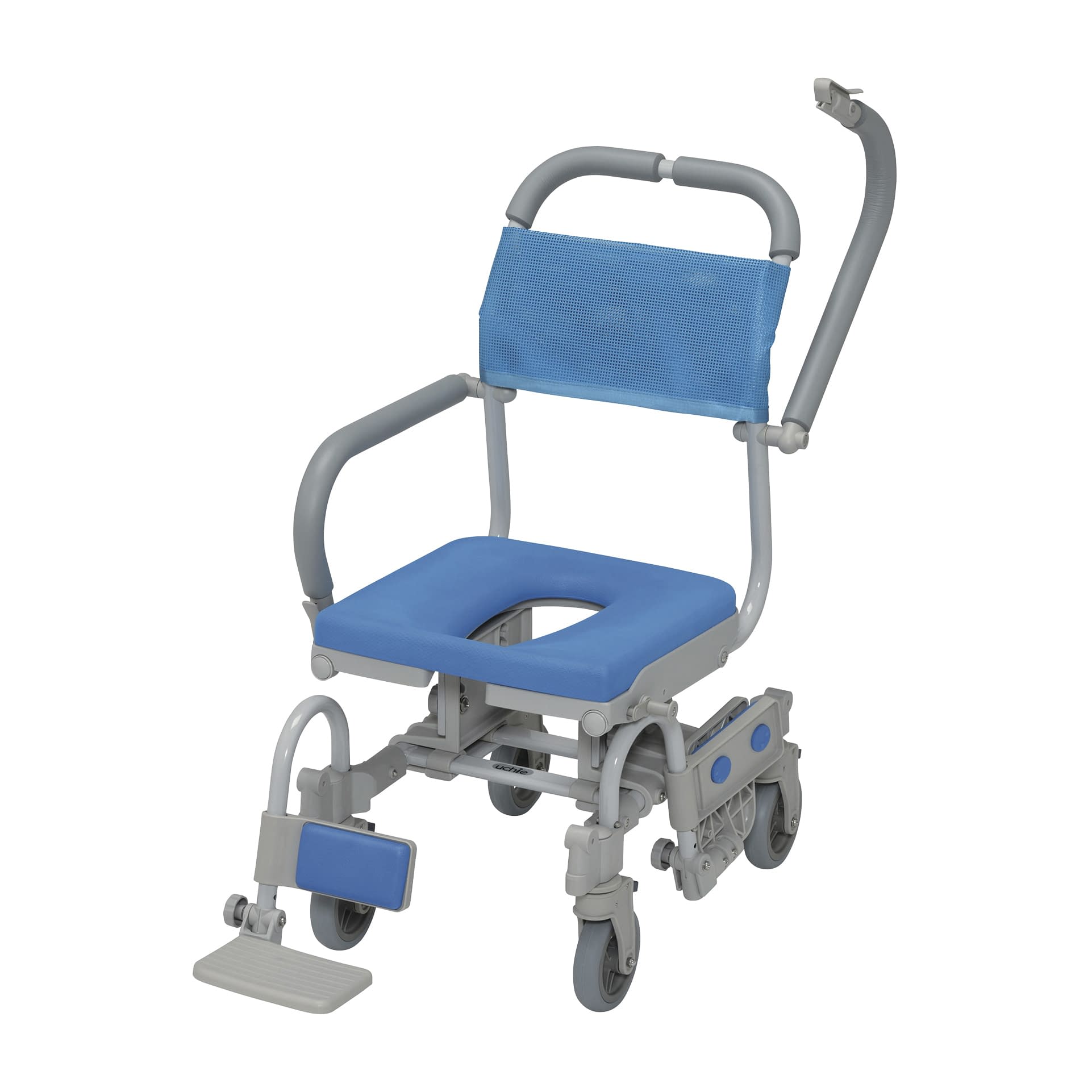 シャワーラク4輪自在V(O型) O型 シャワーキャリー 25-3058-00 ウチヱ SWR150