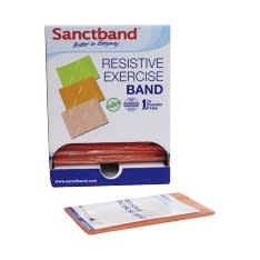 レジスティブエクササイズバンド30P ライト トレーニングチューブ 25-3770-01 サンクトバンド EB015G-GCSB0(オレンジ)
