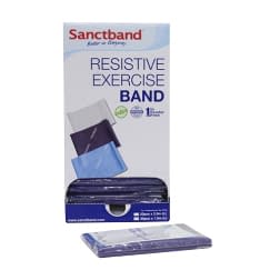 レジスティブエクササイズバンド30P エクストラヘビー トレーニングチューブ 25-3770-04 サンクトバンド EB015K-GCSB0(プラム)