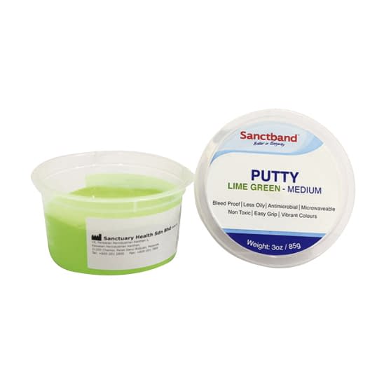 パテ ミディアム リハビリ用品 25-2760-02 サンクトバンド PU003H-DASB0(ライムグリー
