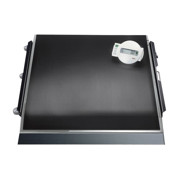 デジタル車椅子用スケール(検定付) 車いす用体重計(検定品) 25-2972-00 seca SECA675