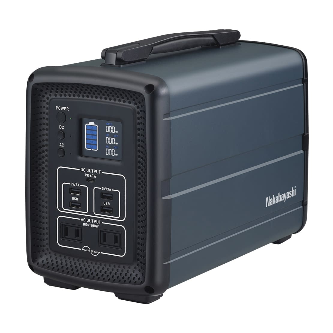 ポータブル電源 500Wh 25-3432-00 ナカバヤシ PDG-500