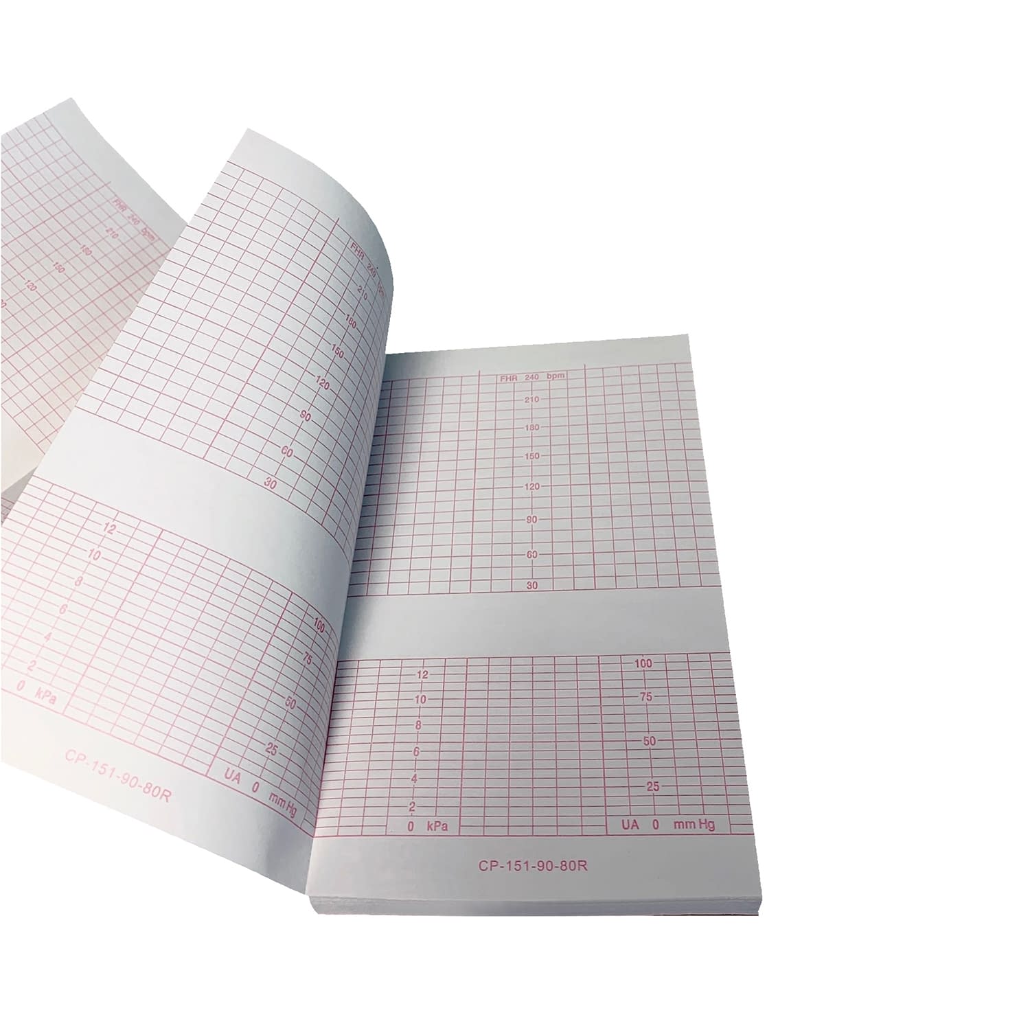分娩監視用記録紙(GE/コロメトリク GE/コロメトリクス社 25-3791-00 ちばら CP-151-90-80R(40サツ)