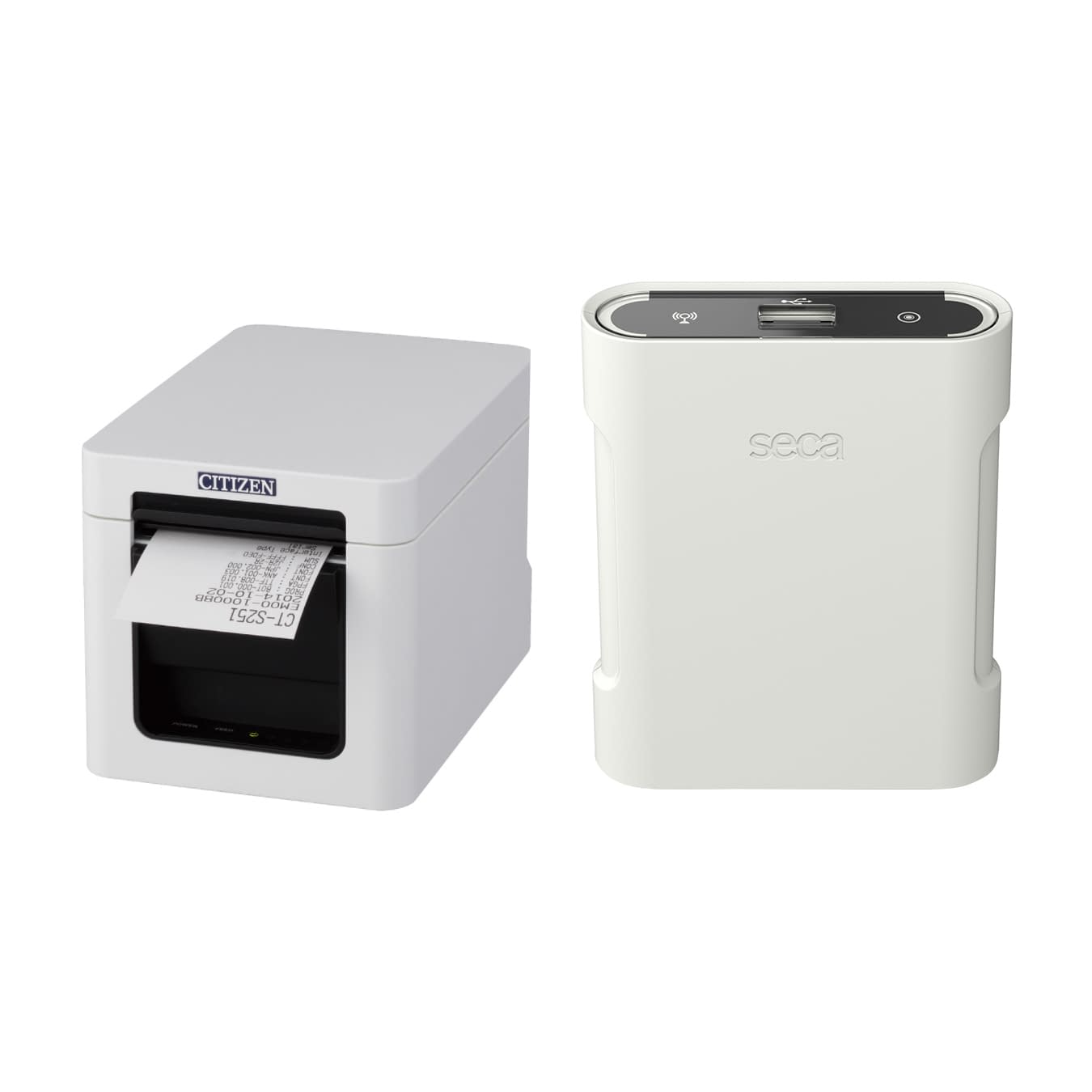 有線プリンターセット 身長体重計 25-3256-11 seca