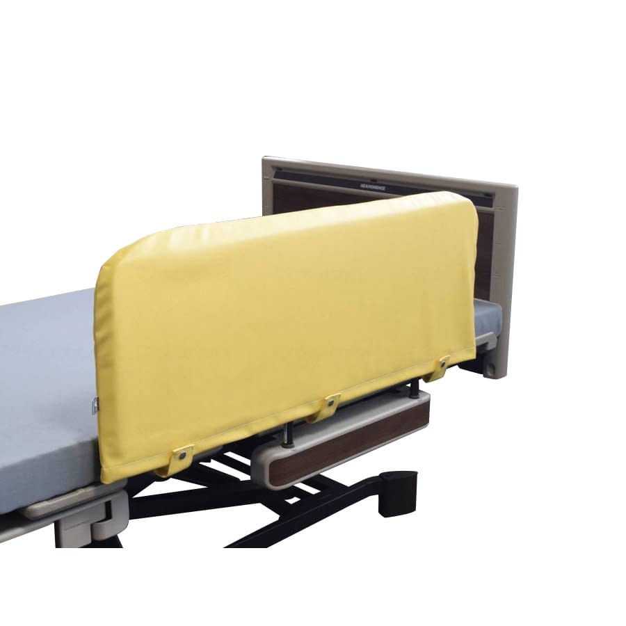 サイドレールクッションカバー(片側) 片面M 25-2779-0002 イエロー 特殊衣料 0100(M)
