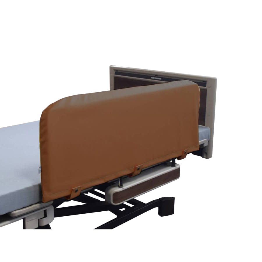 サイドレールクッションカバー(片側) 片面M 25-2779-0004 ブラウン 特殊衣料 0100(M)