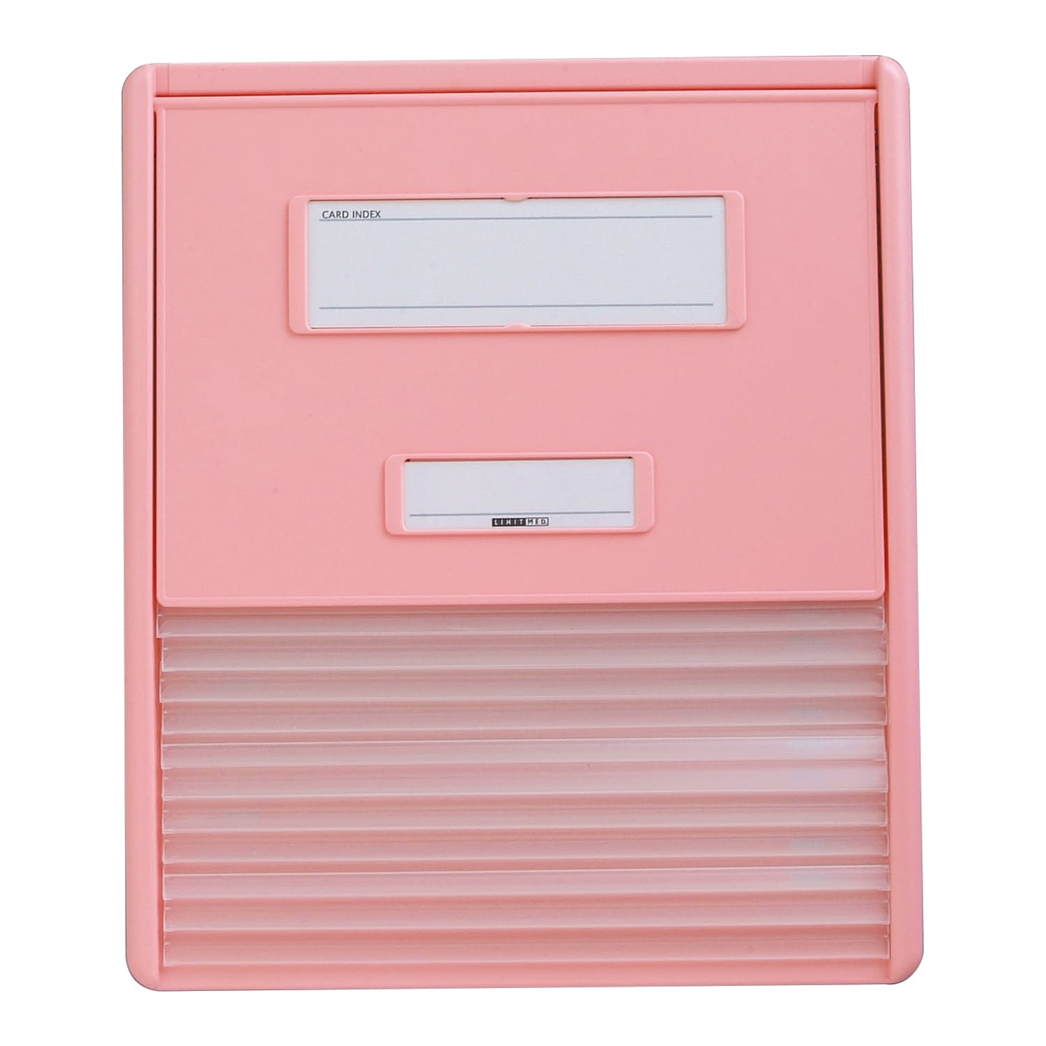 カードインデックス A4・11ポケット カーデックス 23-3658-0004 4：ピンク LIHITLAB． HC111C