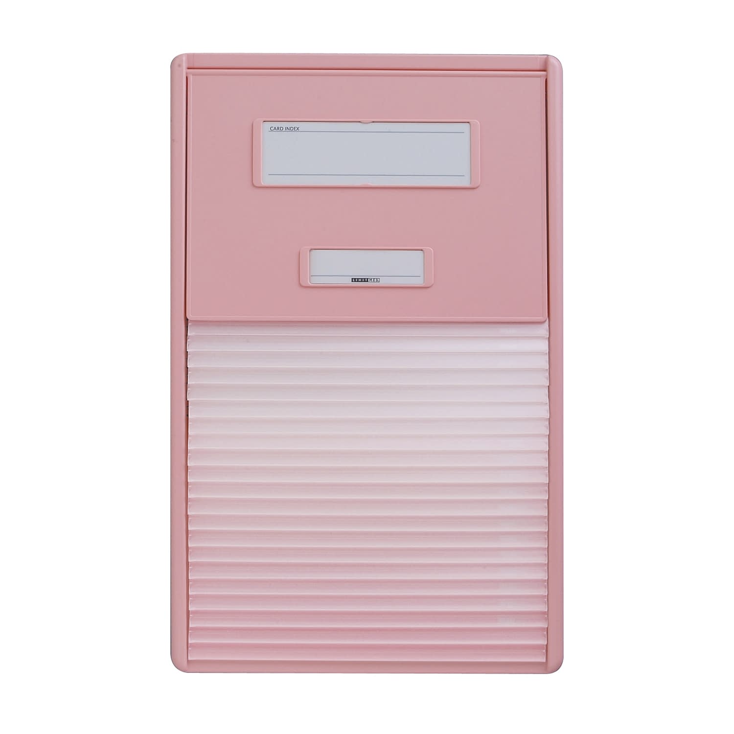 カードインデックス A4・21ポケット カーデックス 23-3659-0004 4：ピンク LIHITLAB． HC112C