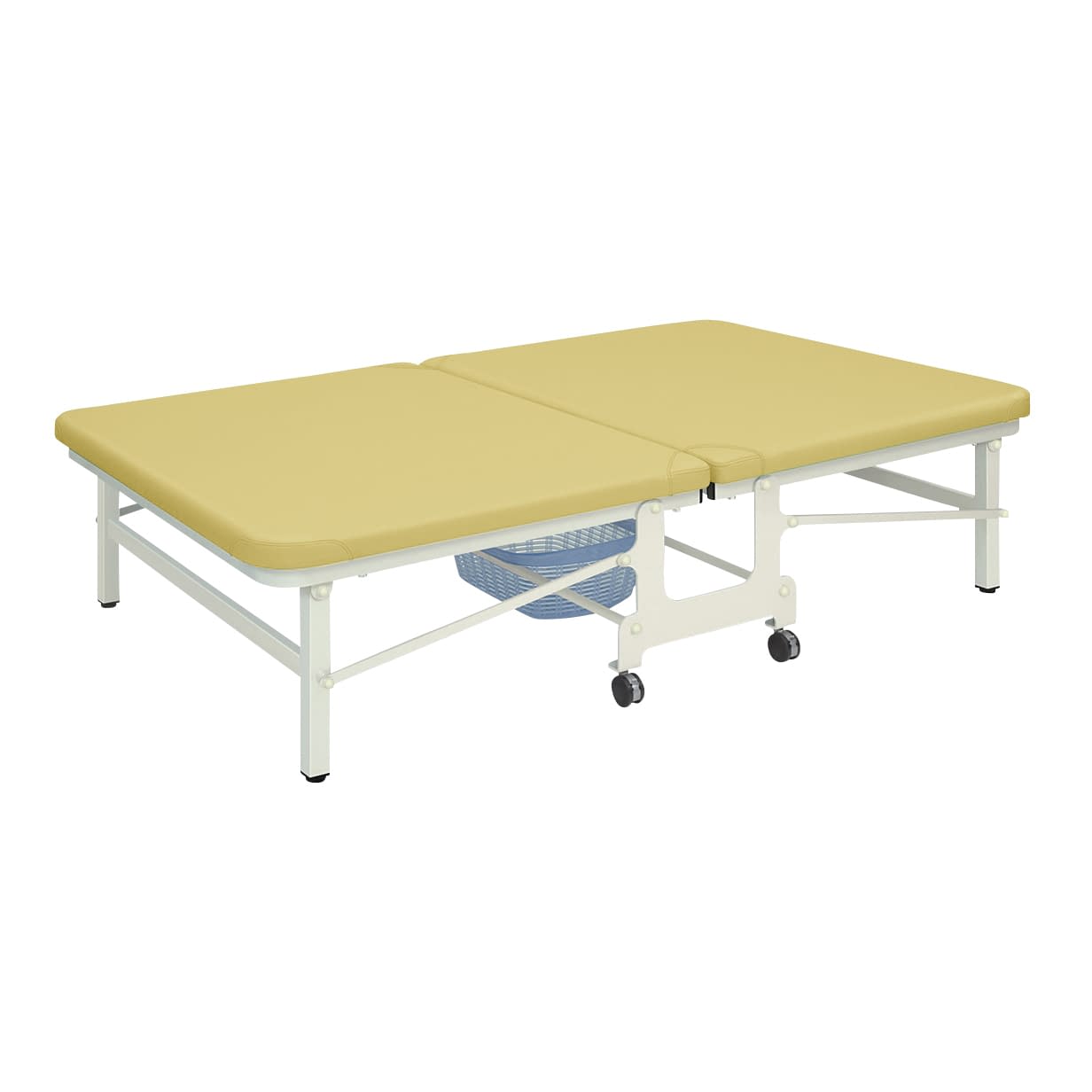 キングベンダ 25-3537-0002 ビニルレザーアイボリー 高田ベッド製作所 TB-466(100X180X40CM)