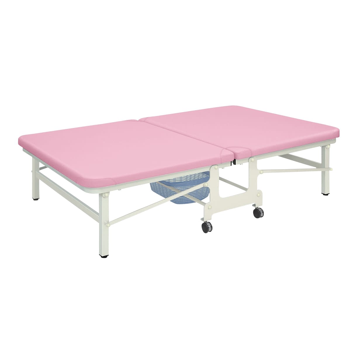 キングベンダ 25-3537-0007 ビニルレザーピンク 高田ベッド製作所 TB-466(100X180X40CM)