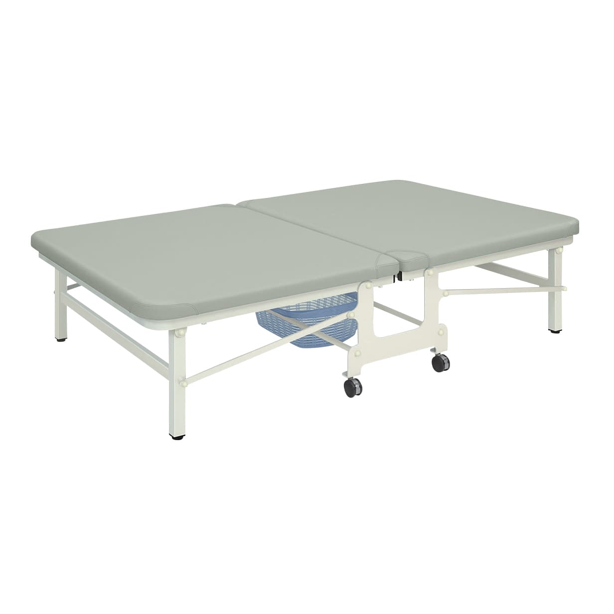 キングベンダ 25-3537-0209 ビニルレザーグレー 高田ベッド製作所 TB-466(100X180X45CM)